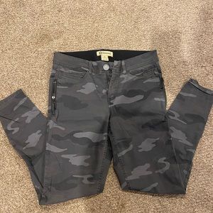 Democracy Camo print jeans. Size 10.  Like new condition, worn very little.